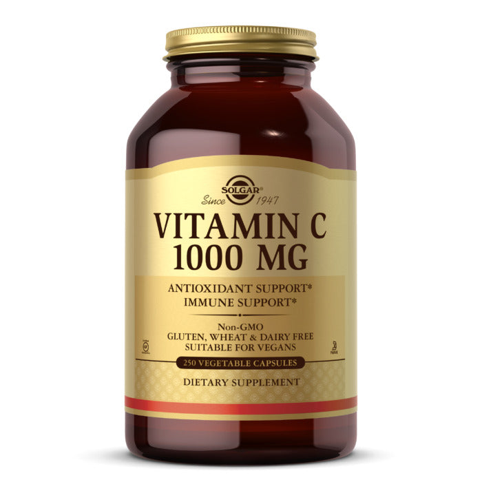 Solgar Vitamin C, 1000 mg, Vegetable Capsules (250) - Solgar