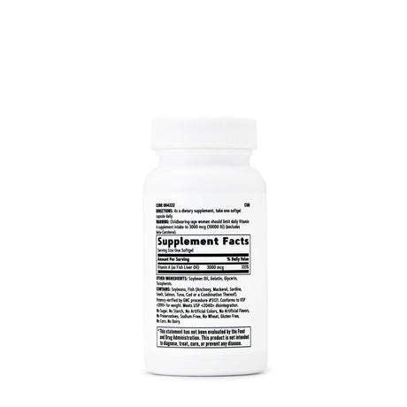 GNC Vitamin A 3000MCG - welzo