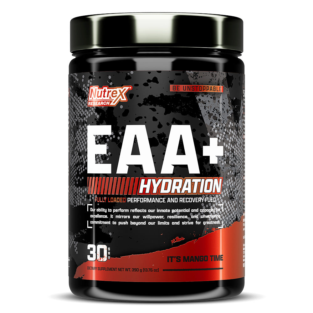 Nutrex EAA+ Hydration, Mango, 30 Servings - Refuel & Build - Nutrex Research