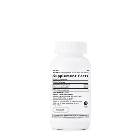 GNC MSM/Glucosamine 500mg/500mg - welzo