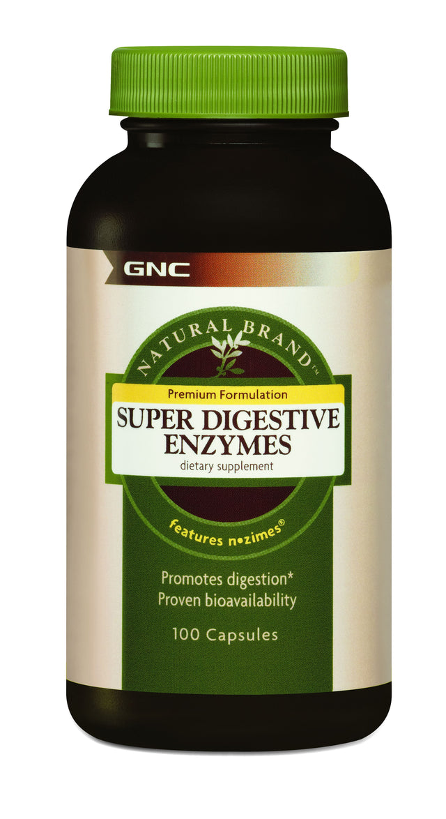 GNC NATURAL BRAND SUPER DIGESTIVE ENZYMES - welzo