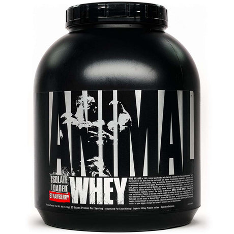 Universal Nutrition Animal Whey Isolate Loaded, Strawberry, 4 LB - Universal Nutrition