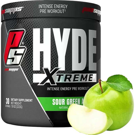 Pro Supps Hyde Xtreme, Sour Green Apple, 30 Servings - Pro Supps