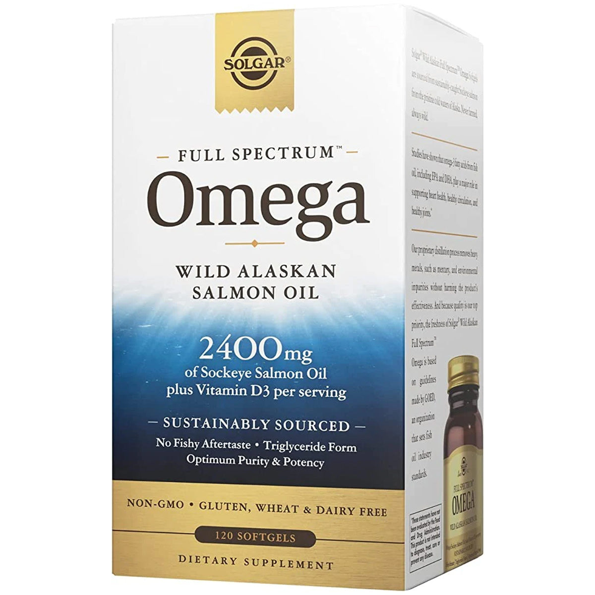 Solgar Full Spectrum Omega Wild Alaskan, 120 Softgels - Solgar