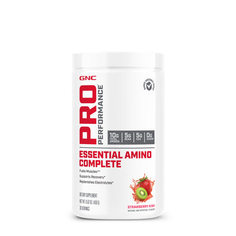 GNC Pro Performance Essential Amino Complete (Strawberry Kiwi 15.87 Oz) - welzo