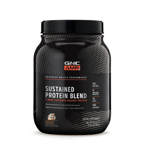 GNC AMP-SUSTAINED CHOC MILKSHAKE