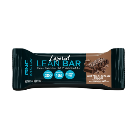 GNC TOTAL LEAN LAYERED LEAN BAR WHIPPED CHOCOLATE MOUSSE - welzo