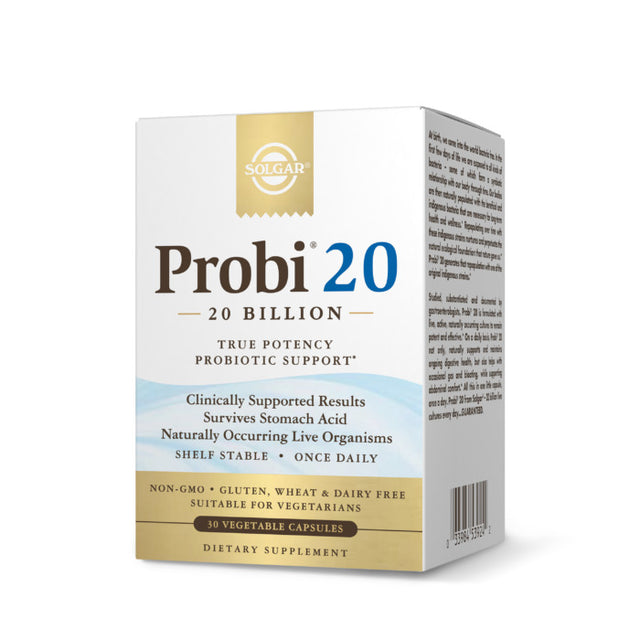 Solgar Probi, 20 Billion, 30 Vegetable Capsules - Solgar