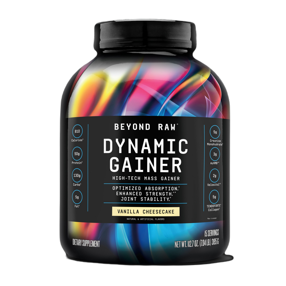 BEYOND RAW Dynamic Gainer - Van Cheesecake - welzo