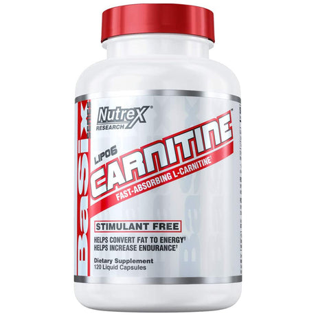 Nutrex Research Lipo-6 Carnitine, 120 Liquid Caps - Nutrex Research