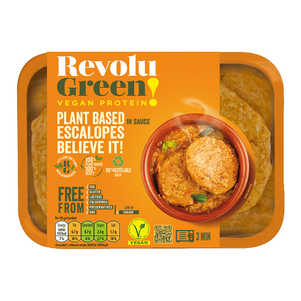 Revolu Green Mini Escalopes in Sauce, 250g - Revolu Green