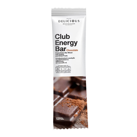 Chocolate Energy Bar, Delicious Destination Club, 1 Bar - Delicious Destination