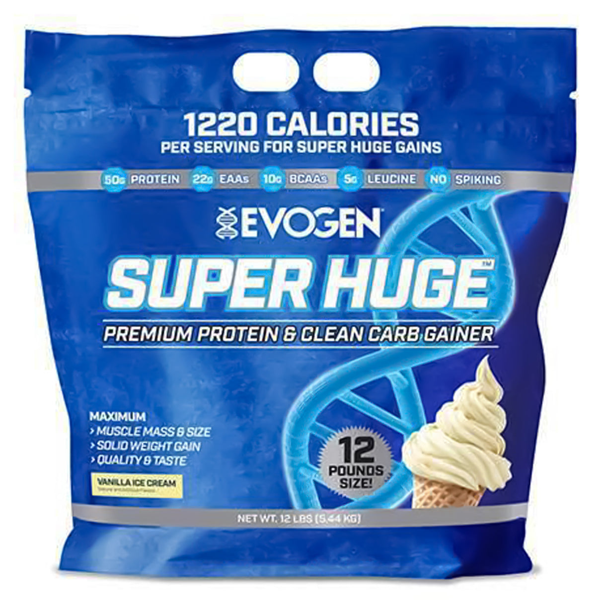 Evogen Nutrition Super Huge, Vanilla Ice Cream, 12 LB - Evogen Nutrition