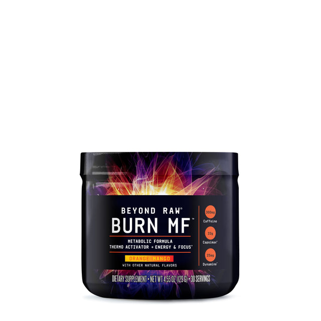 GNC BEYOND RAW BURN MF METABOLIC ACAPSIVATOR ORANGE MANGO - welzo