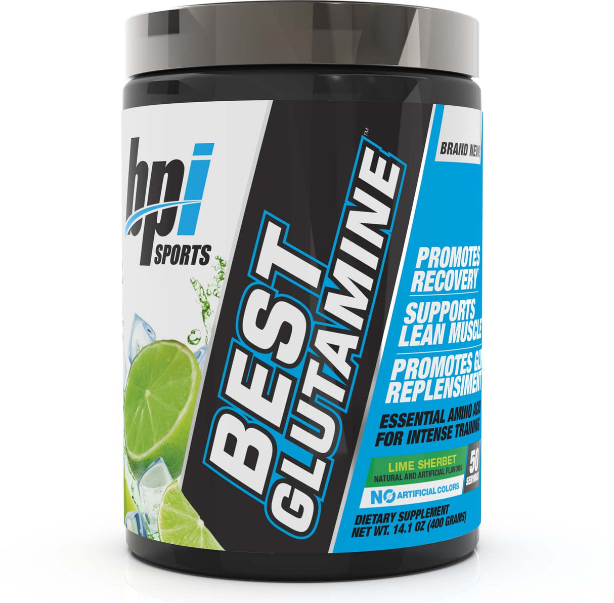 BPI Sports Best Glutamine, Lime Sherbet, 50 Servings - bpi Sports