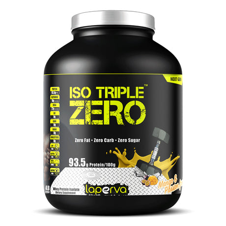 Laperva Iso Triple Zero Next Generation Whey Protein, Mango Passion Fruit, 4 LB - Laperva