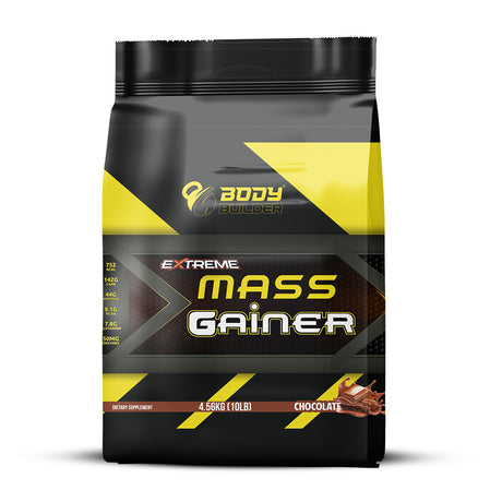 Extreme Mass Gainer Body Builder, Chocolate, 10 LB - Body Builder