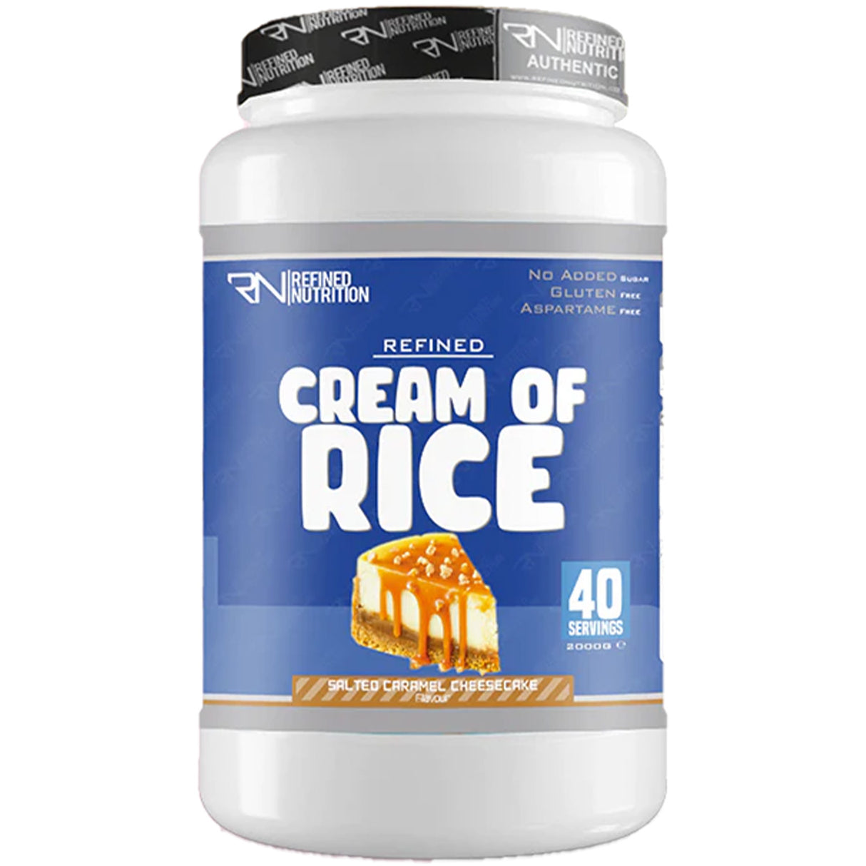 Refined Nutrition Cream of Rice, Salted Caramel Cheesecake, 2 Kg - Refined Nutrition