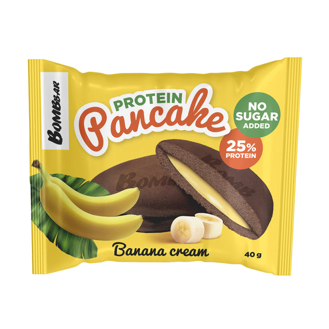 BombBar Protein Pancake, Banana Cream, 1 Piece - BombBar