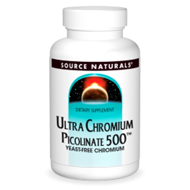 Ultra Chromium Picolinate, 500 mcg, 120 Tablets, Source Naturals - Source Naturals