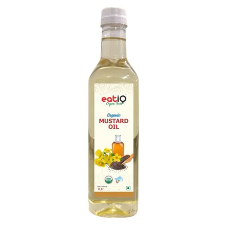 Eatiq Organic Foods Mustard Oil, Organic, 1 L - Eatiq Organic Food