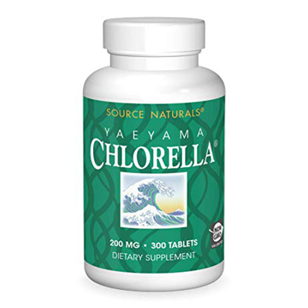 Source Naturals - 200 mg, 300 Tablets, Yaeyama Chlorella - Source Naturals