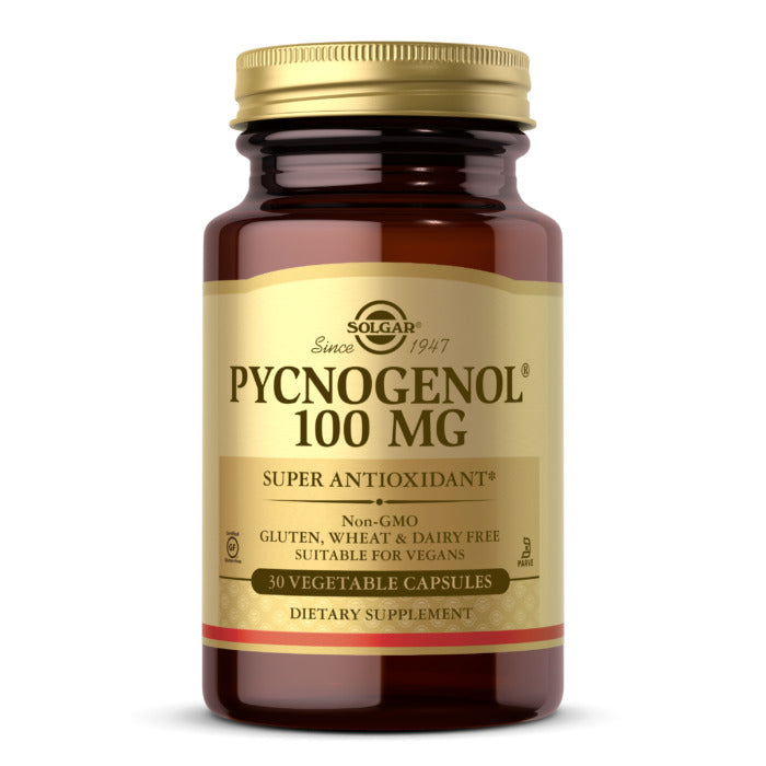 Solgar Pycnogenol, 30 Vegetable Capsules, 100 mg - Solgar