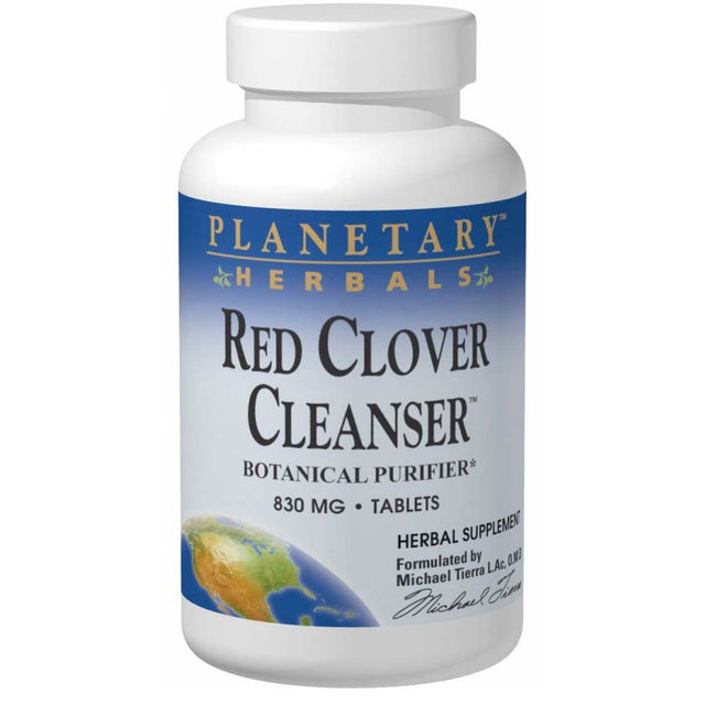 Herbals Planetary Red Clover Cleanser, 830 mg, 72 Tablets - Planetary Herbals