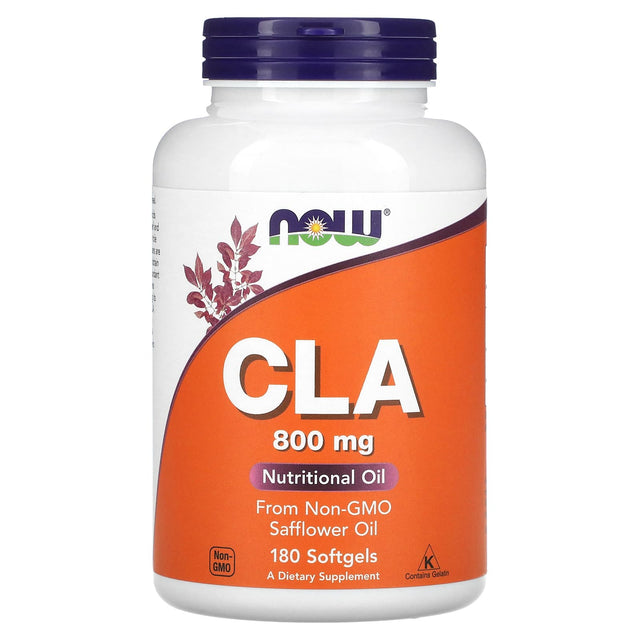 Now CLA, 800 mg, 180 Softgels - Now