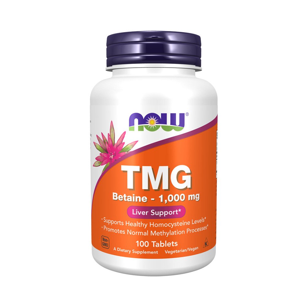 Now Betaine TMG, 1000 mg, 100 Tablets - Now