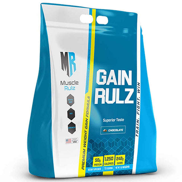 Muscle Rulz Gain, Chocolate, 8 LB - Muscle Rulz