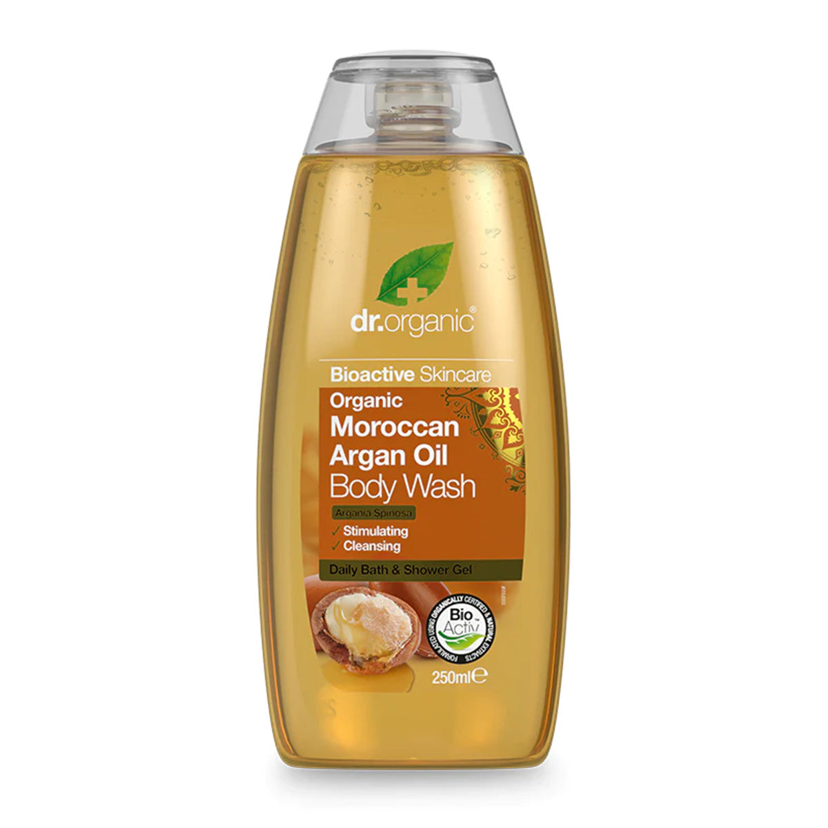 Dr Organic Moroccan Argan Oil Body Wash, 250 ML - Dr Organic