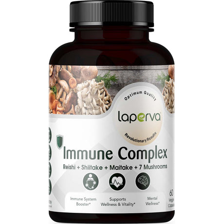 Laperva Mushroom Immune Complex, 60 Veggie Capsules - Laperva