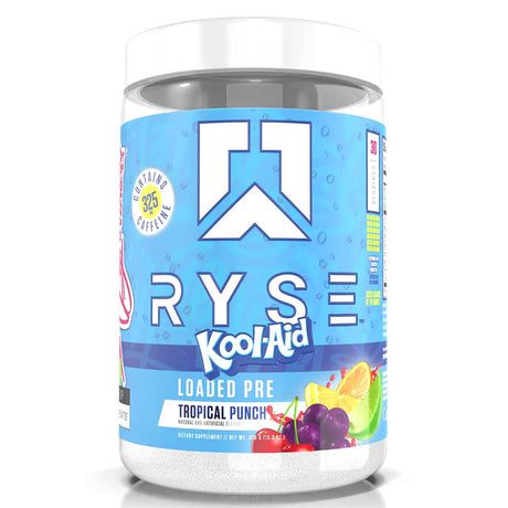 RYSE Loaded Pre Workout, Tropical Punch Kool Aid, 30 Servings - RYSE