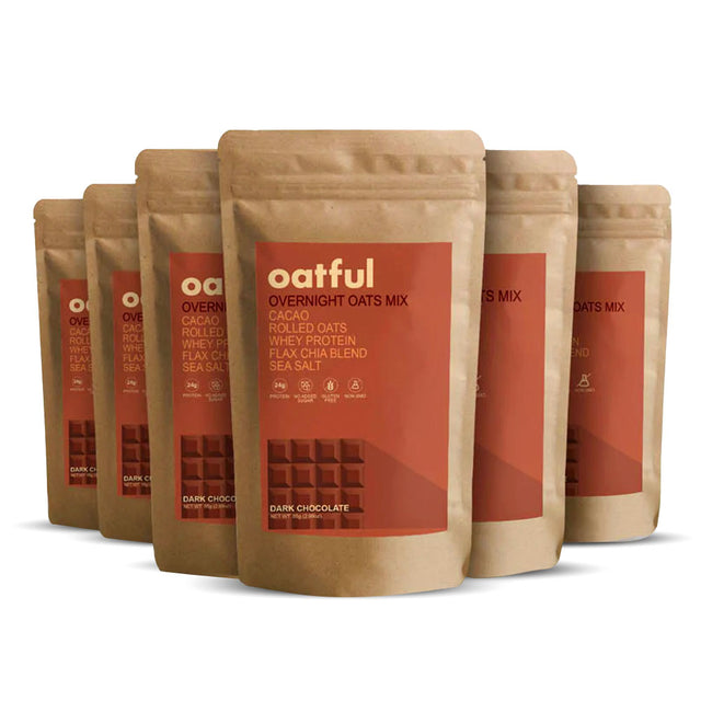 Organic Oatful Dark Chocolate Protein Overnight Oats, 85 Gm - Oatful