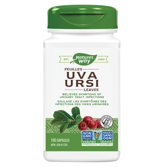 Nature's Way Uva Ursi Leaves, 480 mg, 100 Veggie Capsules - Nature's Way