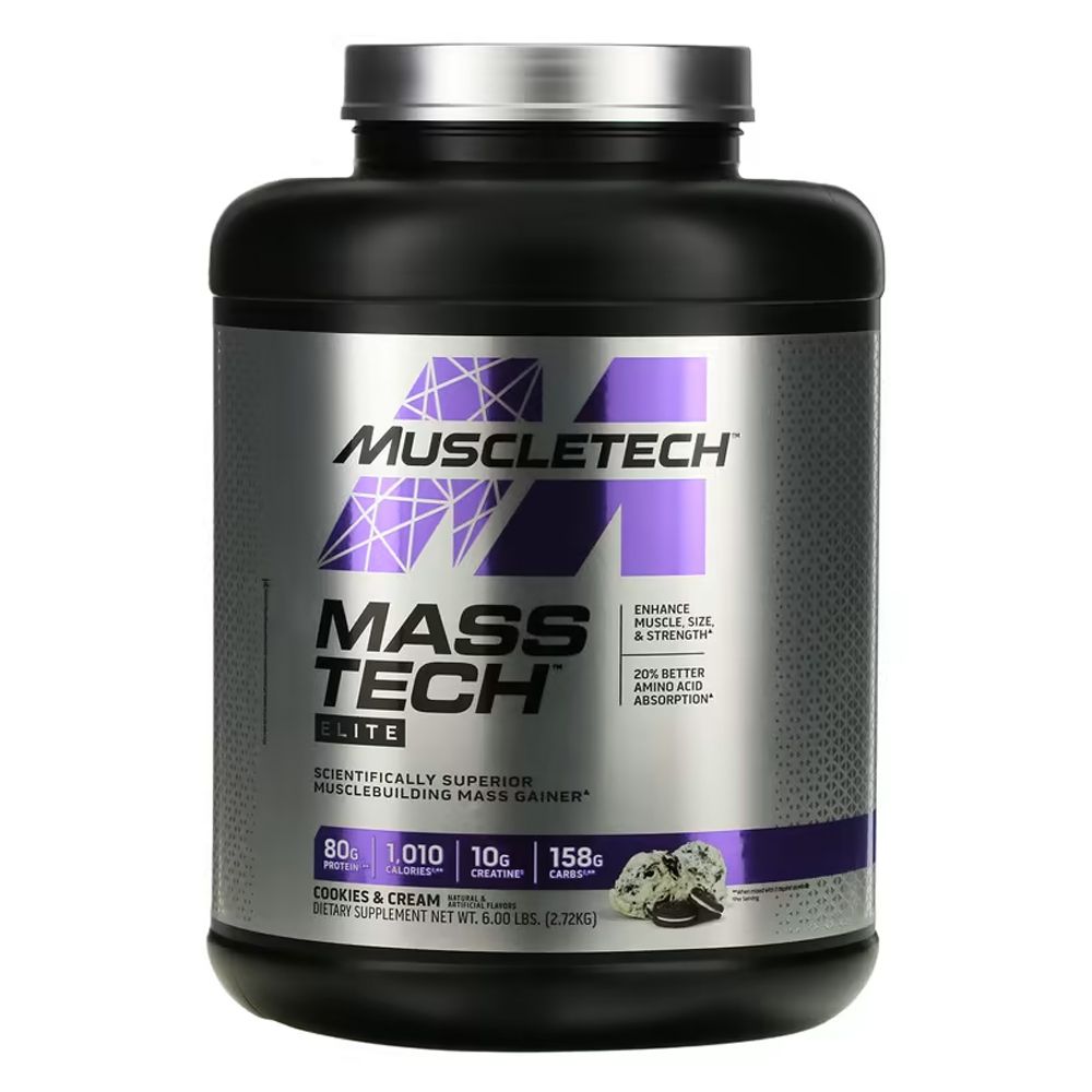 Muscletech Mass Tech, 6 LB, Cookies and Cream - Muscletech