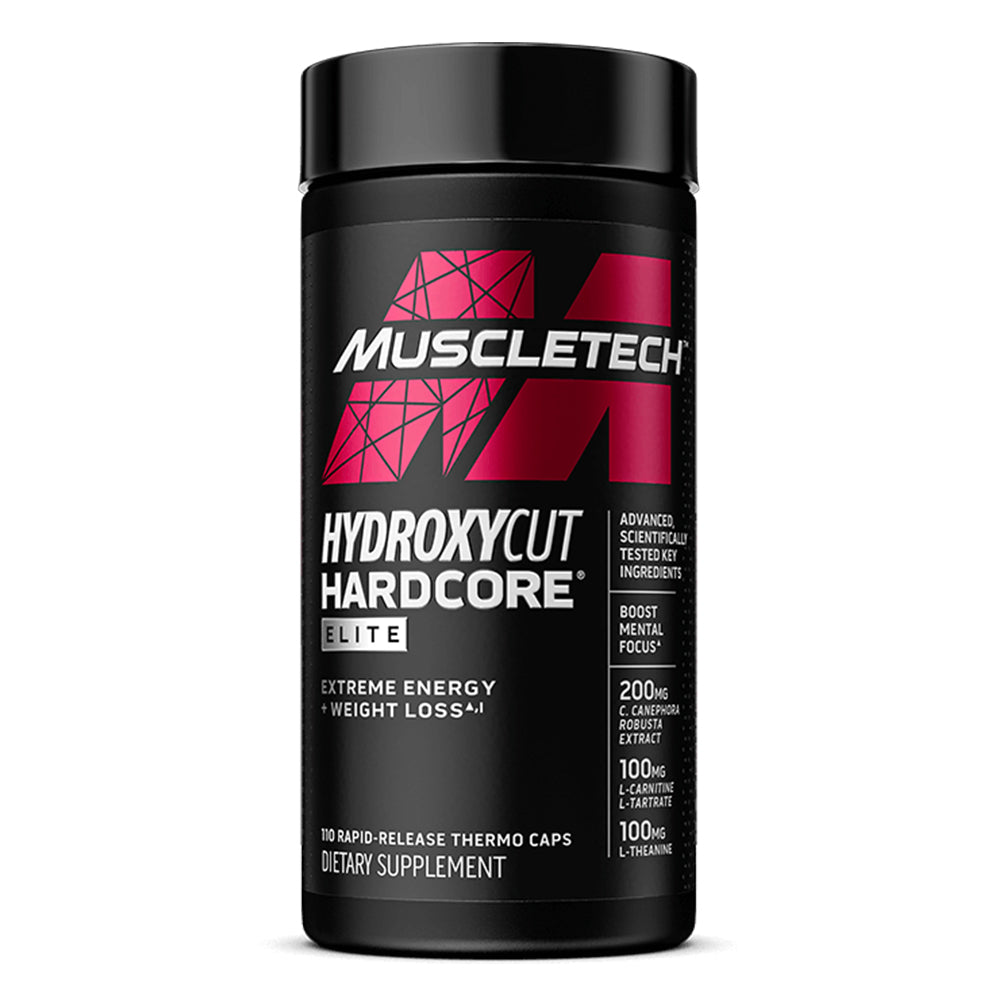 Hydroxycut Hardcore Elite by MuscleTech, 110 Capsules - Muscletech