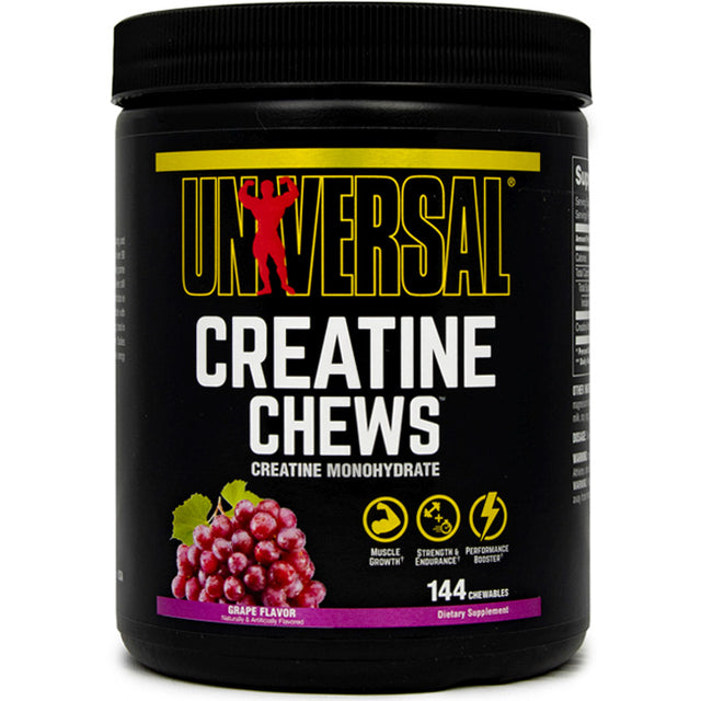 Universal Nutrition Creatine Chews, 144 Chewables, Grape - Universal Nutrition