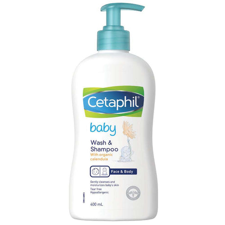 Cetaphil Baby Shampoo and Wash, 400 ml - Cetaphil