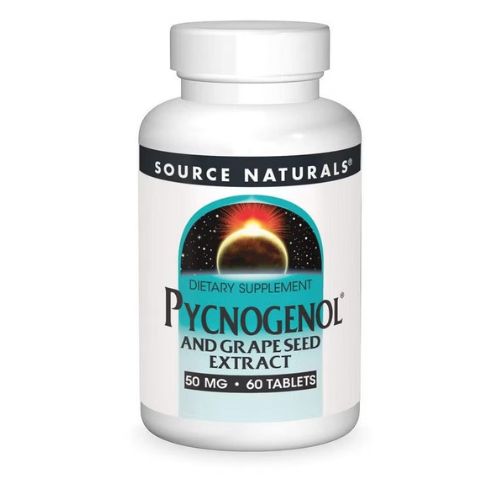 Source Naturals Grape Seed Extract and Pycnogenol, 60 Tablets, 50 mg - Source Naturals