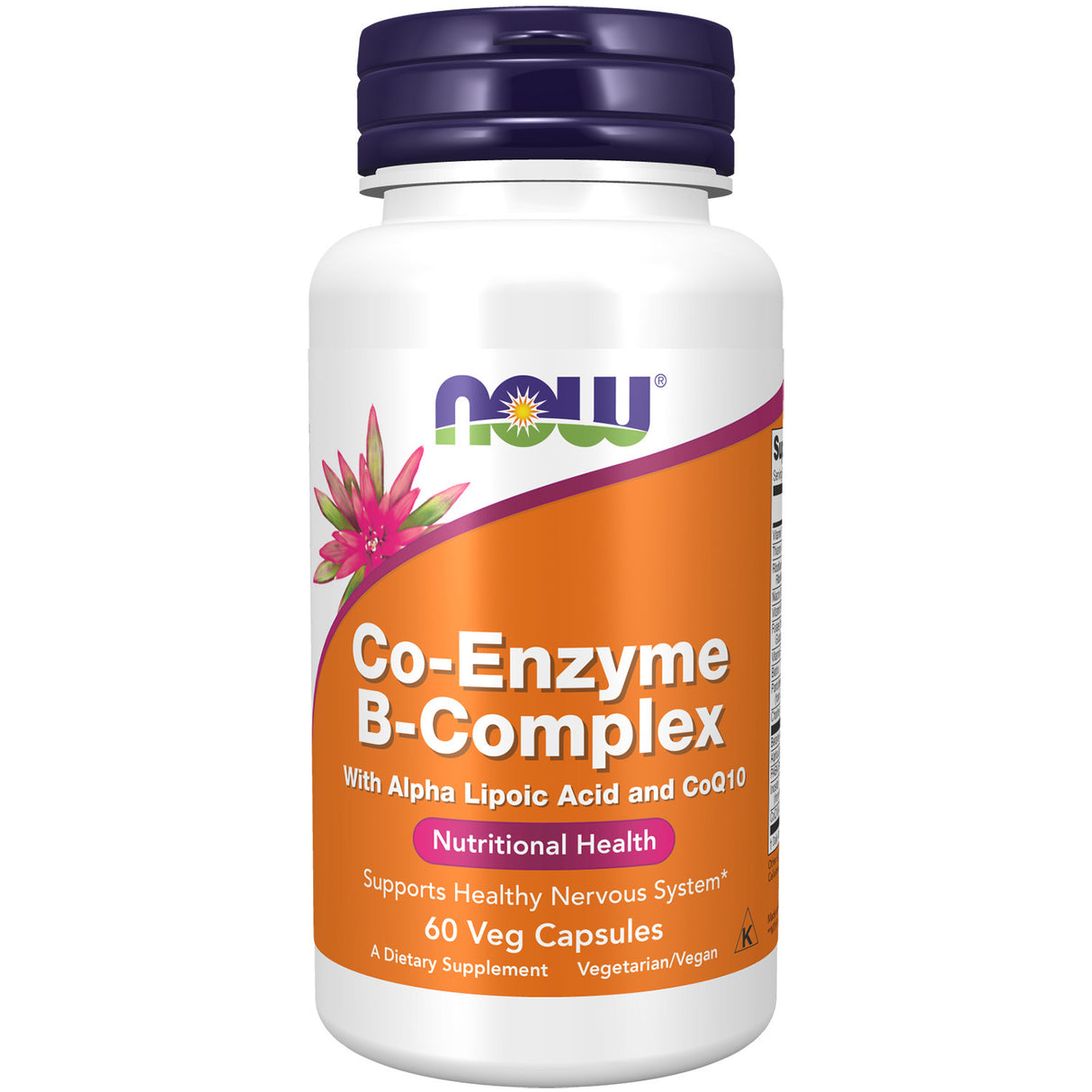 Now B-Complex Co-Enzyme, 60 Veggie Capsules - Now