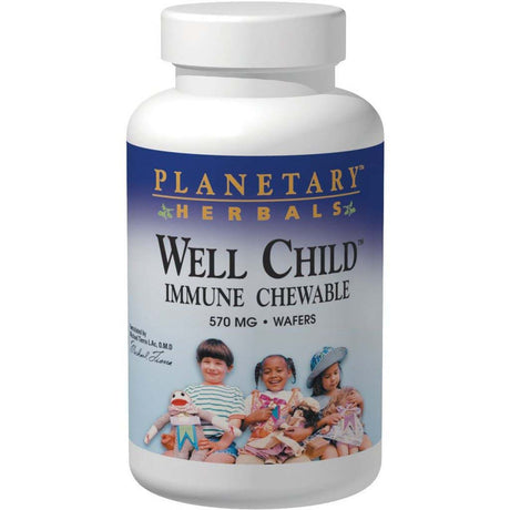 Planetary Herbals Well Child Immune Chewable Wafers, 560 mg, 60 Chewable - Planetary Herbals