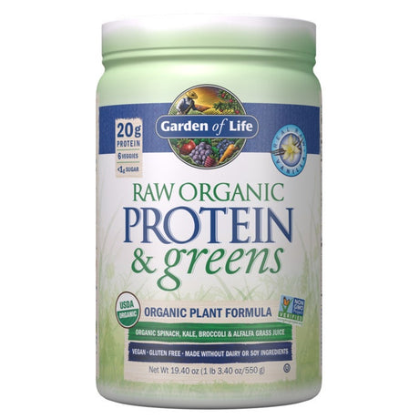 Garden Of Life Raw Protein & Greens, Vanilla, 1LB - Garden Of Life