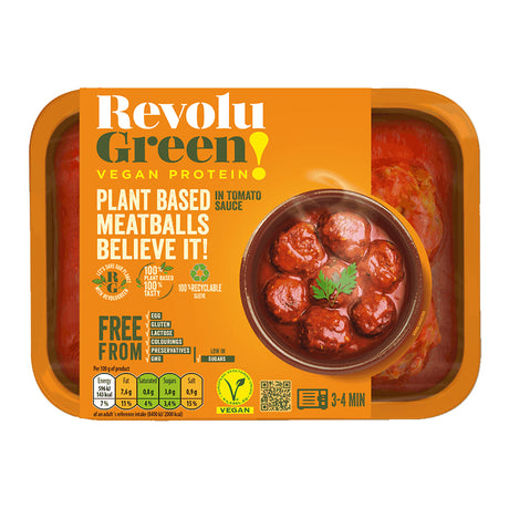 Green Revolu Meatballs in Tomato Sauce, 270 Gm - Revolu Green