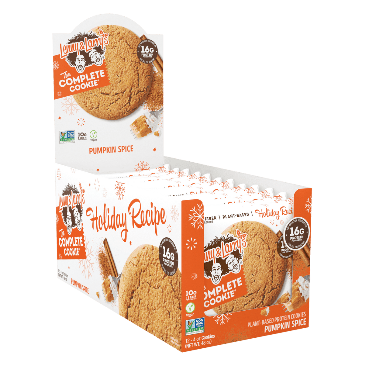 Box of 12 Pieces, Lenny & Larry’s Complete Cookies, Pumpkin Spice - Lenny & Larry’s