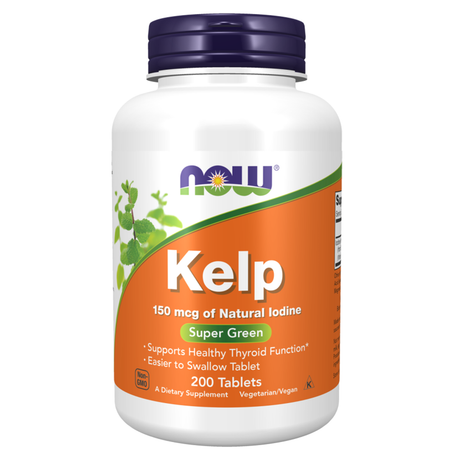 Now Kelp, 150 mcg, 200 Tablets - Now