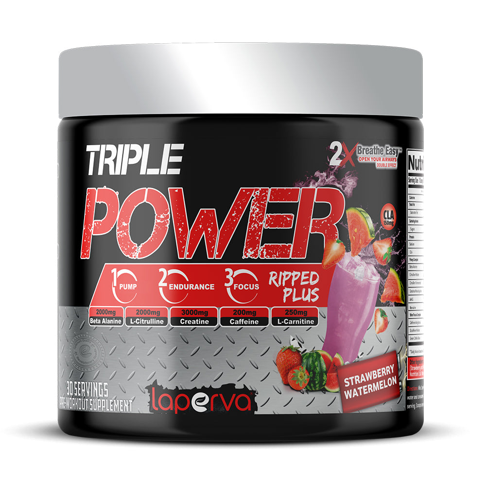 Laperva Triple Power Ripped Plus, Watermelon Strawberry, 300 Gm - Laperva