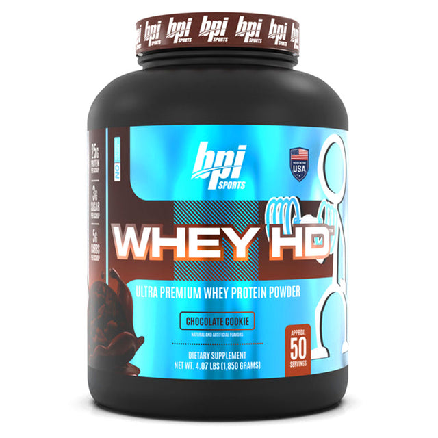 BPI Sports Whey HD, Chocolate Cookie, 4.1 Lb - bpi Sports