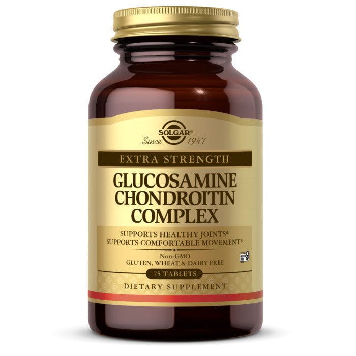 Extra Strength Glucosamine Chondroitin Complex, Solgar, 75 Tablets - Solgar